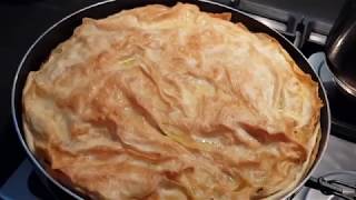 How to make Su borek water borek su bőreği su boregi home made quick easy pastry [upl. by Ardnusal15]