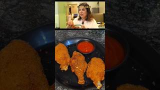 Farah Khans special frayed chicken recipeyoutubeshorts food viralvideo shorts subscribe pls [upl. by Atsirak]