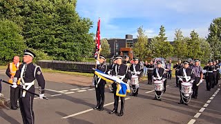 Thiepval Memorial Flute Band  Somme Memorial service God save the King 1stJuly 2024 [upl. by Liew]