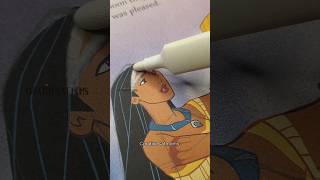 Pocahontas was possessed 🤫twisted Disney pt2 shorts art creative disney [upl. by Orlan]