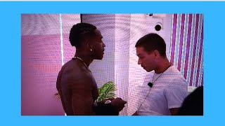 Love Island  JOEY amp OMAR have a HEATED CONFRONTATION over GRACE [upl. by Hadeis]