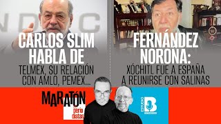 Maratón de Los Periodistas ¬ Slim habla sobre Telmex ¬ Noroña Xóchitl fue a ver a Salinas [upl. by Peppel]