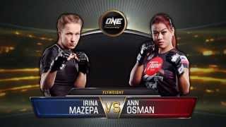 FULL FIGHT Irina Mazepa vs Ann Osman [upl. by Aicek]