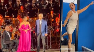 Andrea Bocelli And Aida Garifullina Sing Opera Together 2023 [upl. by Enellek381]