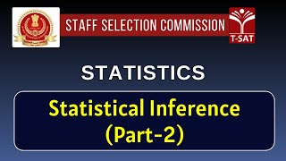 SSC CGL  Statistics  Statistical Inference Part2  TSAT [upl. by Cloris]