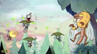 🐦 Cuphead  Treetop Trouble Run amp Gun 100 All 5 Coins Guide Walkthrough [upl. by Trotter971]