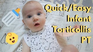 Easy At Home Infant Torticollis Exercise and Physical Therapy  Baby PT  Lauren Stewart [upl. by Aneeh]