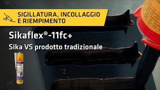 Sikaflex®11fc  Sigillanti a confronto Sika VS prodotto tradizionale [upl. by Nethsa974]