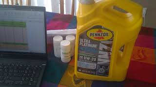 0W20 Pennzoil Ultra vs Platinum vs AMSOIL Virgin Oil Analysis SPEEDiagnostix Lab Results [upl. by Hultin332]