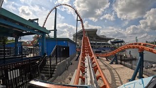 Full Ride POV Icebreaker at SeaWorld Orlando 2024 [upl. by Godfree453]