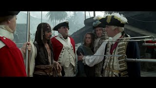 Jack Sparrow Meet Commodore Norrington  Pirates Of The Caribbean [upl. by Tarryn]