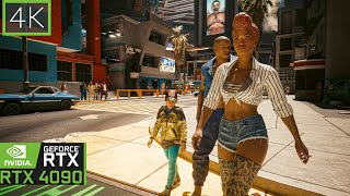 4k Walking during the Day in JapanTown Cyberpunk 2077 I Path Tracing AI RTX 4090 DLSS 35 [upl. by Genna366]