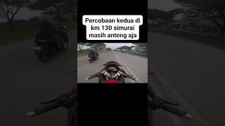 test part 2 simurai gasspol tembus 130🤣🤣 ninja250fi zx25r shorts [upl. by Garson]