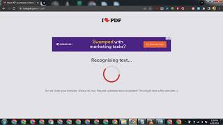 ilovepdf  WEBSITE OCR [upl. by Kallista]