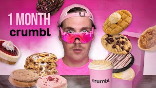 I Joined The Crumbl Cookie Cult for 1 Month [upl. by Ahseirej224]