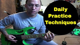 Steve Stine Guitar Lesson  Fundamental Daily Practice Techniques for Electric Guitar [upl. by Ihdin]