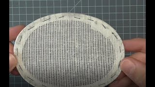 Sewing Wire to Buckram [upl. by Meghan]