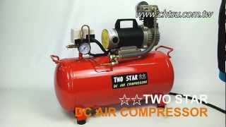 DC 24V Air Compressor for CarTest ModelHT25L15ADC24V [upl. by Khalil]