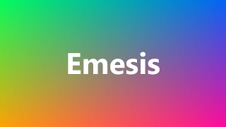 Emesis  Medical Definition and Pronunciation [upl. by Isaacson]