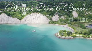 4K BLUFFERS PARK AND BEACH  TORONTO  ONTARIO  CANADA [upl. by Alysoun]