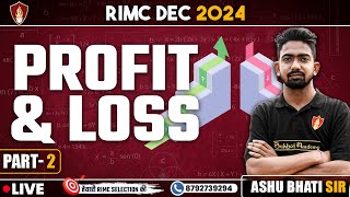 Profit amp Loss  RIMC Dec 2024  RIMC Coaching  RIMC Maths Class  RIMC Online Classes [upl. by Gilder]