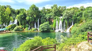 Cascate di Kravice Ljubuski Bosnia ed Erzegovina Vodopad Kravica [upl. by Jsandye]