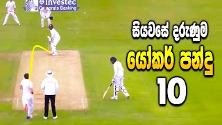 10 BEST YOKERS OF THE CENTURY  CRICKET  IKKA SLK [upl. by Nahgam]