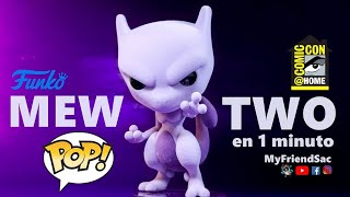 MEWTWO FUNKO POP FLOCKED UNBOXING  FUNKO POP SAN DIEGO COMIC CON 2020  MYFRIENDSAC [upl. by Maryanne900]