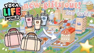 NEW SUPER CUTE GIFTS OUT NOW 🧁 toca life world new gifts and secrets  toca life world 🌈⚡ [upl. by Josy90]