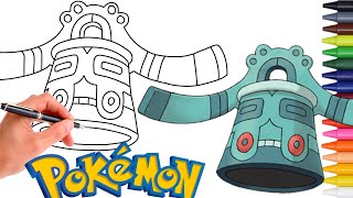 Como Desenhar o POKÉMON BRONZONG 437  Geração 4 [upl. by Lopez]