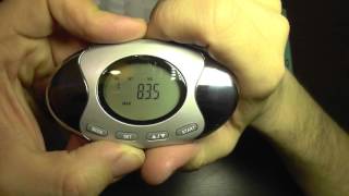 2in1 Digital Pedometer with Fat Analyzer [upl. by Aivatahs441]