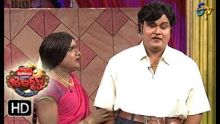 BulletBhaskarSunamiSudhakarPerformance  Jabardasth  12th October 2017 ETV Telugu [upl. by Parthen]