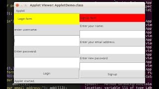 31AWT Panels Using Panels in Applets  JAVA  Hindi  TechGram [upl. by Anitnemelc52]