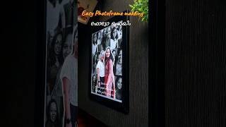 Easy PhotoFrame makeingPacking youtubeshorts edit [upl. by Enahs]