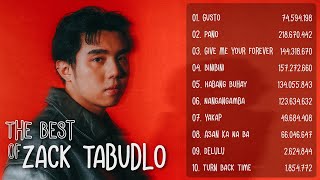 Zack Tabudlo Updated Spotify Playlist 2023  Collection of millionview songs on spotify [upl. by Runck]