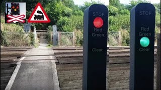 Pebble Lane Footpath Level Crossing Kent [upl. by Aicenev]