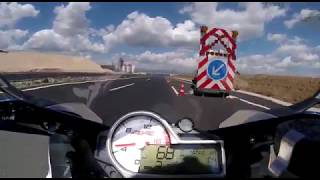 ninja h2 VS bmw s1000rr rollon 2000 metre [upl. by Violette]