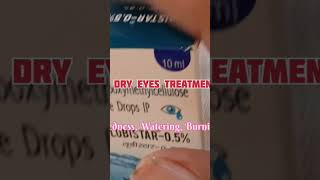 Lubricating eye dropsdry eyes Treatment [upl. by Siravrat]