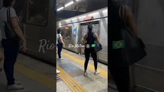 Rio Metro Rio de Janeiro Brazil 🇧🇷 shortvideo brazil travel riodejaneiro metro [upl. by Romine354]