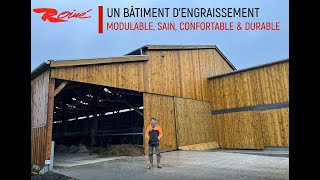 Un bâtiment dengraissement modulable sain confortable et durable [upl. by Andreas]