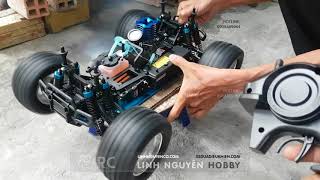 HSP 94188 nitro monster truck engine startup  RC nitro monster truck setup guide  Rc Car 10 scale [upl. by Lorolla129]