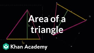 Area of triangles intuition  Algebra I  High School Math  Khan Academy [upl. by Lucilia]