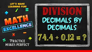 Division – Decimals By Decimals  Math Grade 5  Math Excellence [upl. by Elmer400]