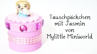 Basteln Tauschpäckchen mit Jasmin von Mylittle Miniworld [upl. by Cilurzo]