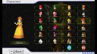 Mario Kart Wii  Full Roster [upl. by Eciral]