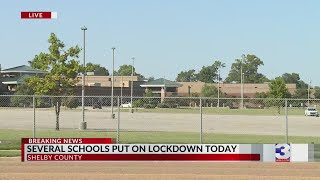 Several schools put on lockdown after threat [upl. by Ewall]