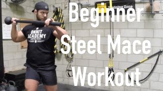 Beginner Steel Mace Workout [upl. by Ko353]