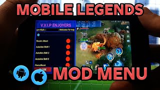 Mobile Legends MOD MENU iOSAndroid [upl. by Doomham]