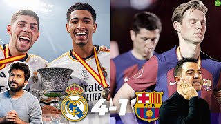 Xavi Out  Real Madrid Humiliate Barca 41  Match Reaction [upl. by Moir]