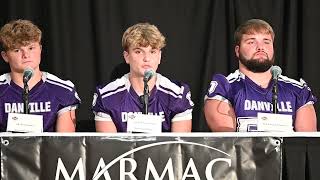 Danville Hawks  Football In The South Media Day [upl. by Nwahsit]